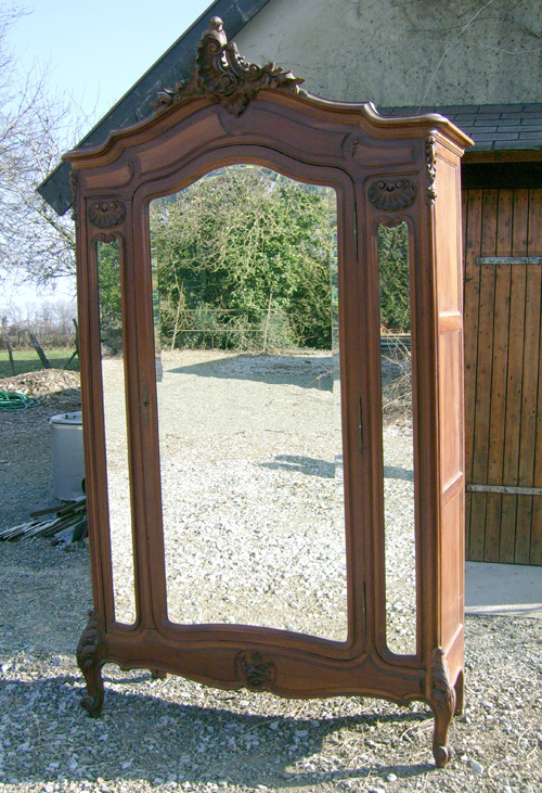 antique rococo armoire